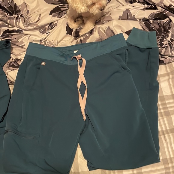 Figs Tops Figs Caribbean Blue Set Poshmark